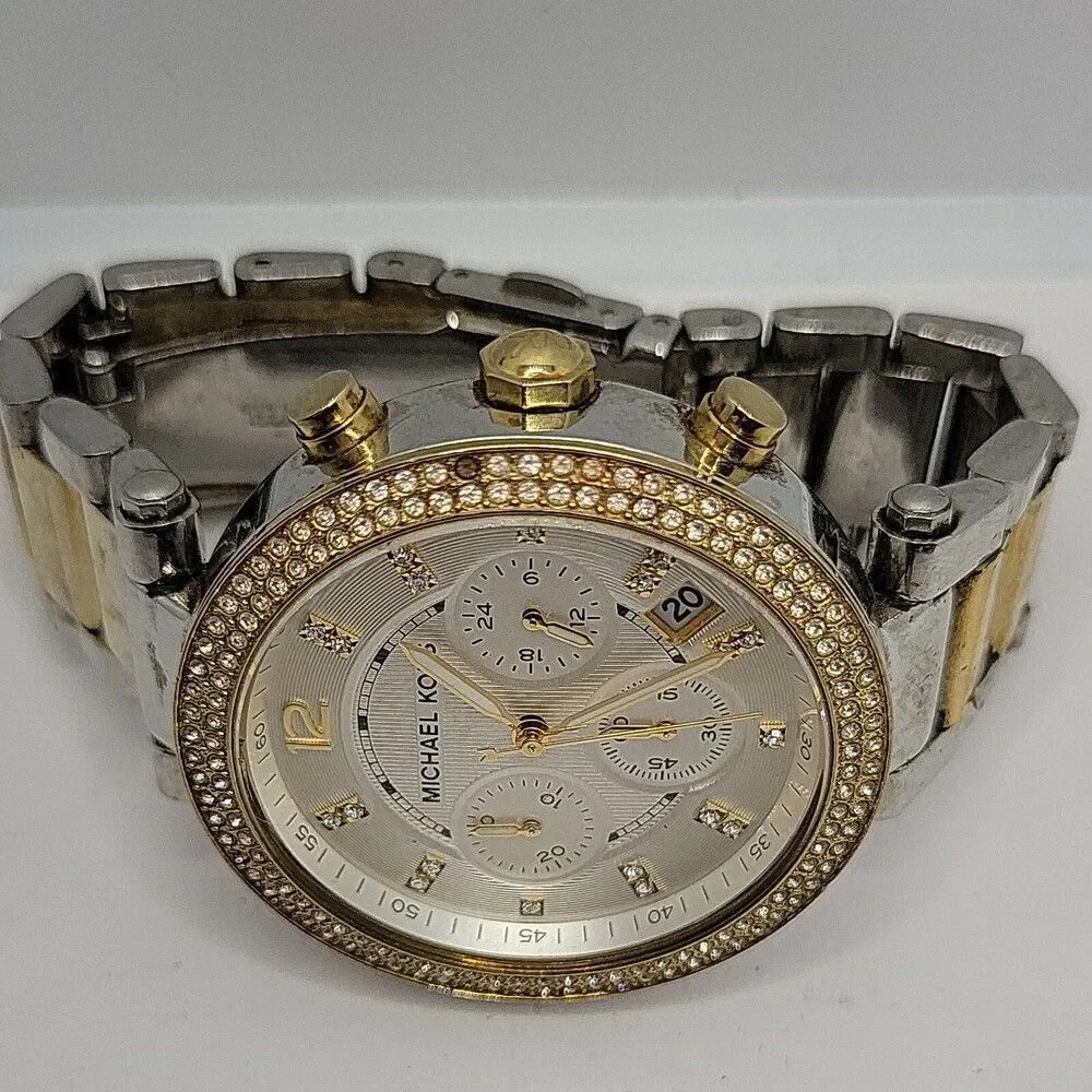 Michael Kors Parker MK5626 Womens Stainless Steel Analog Dial Quartz Watch AM351